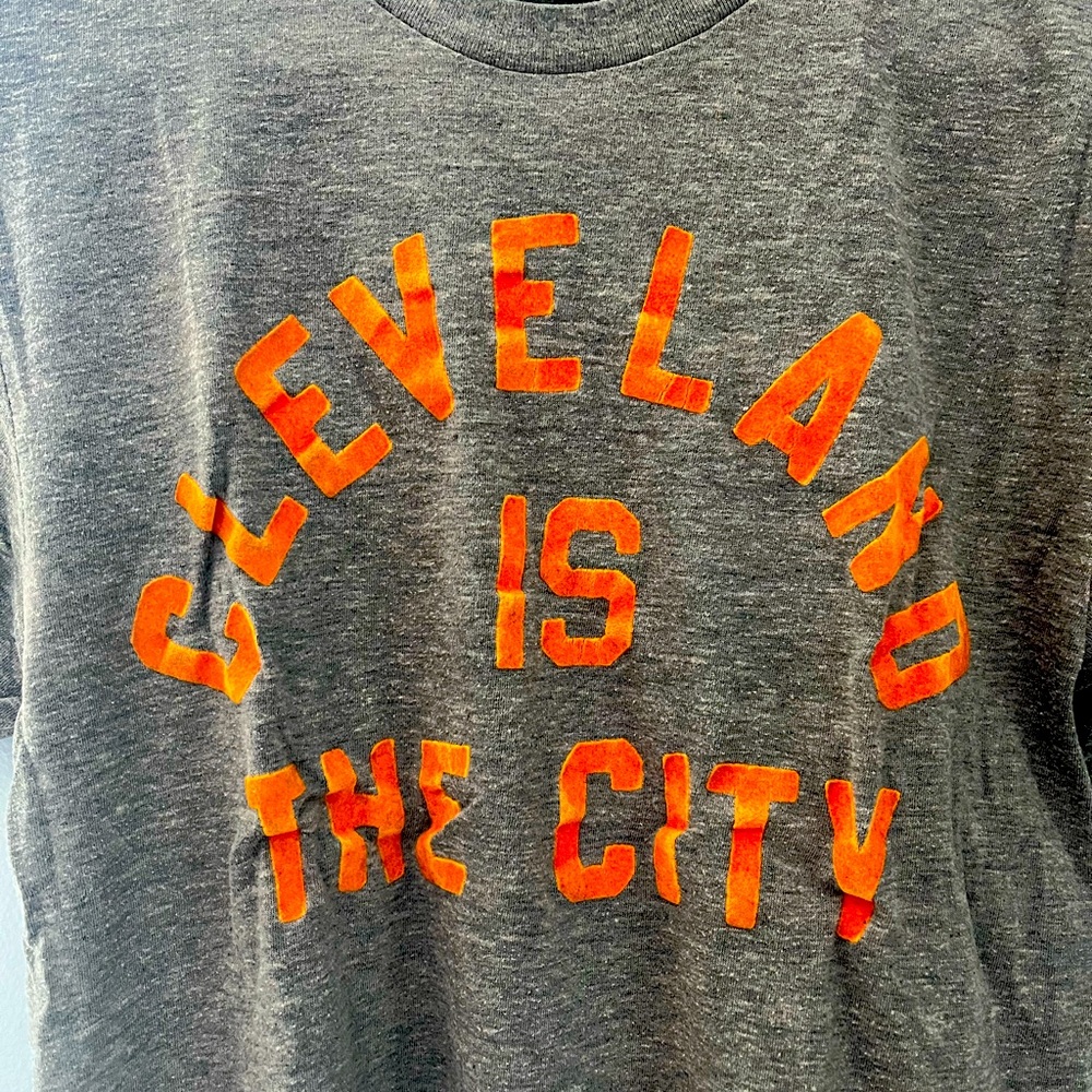 HOMAGE - “Cleveland Is The City” T-Shirt - Brown/Orange - Medium - Picture 2 of 3